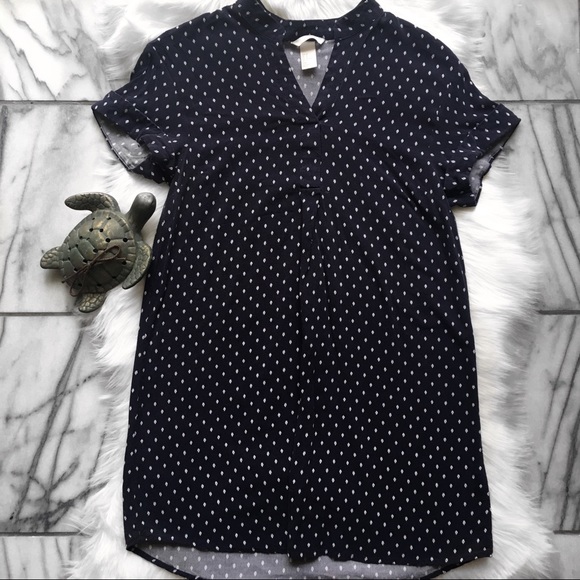 H&M Dresses & Skirts - 2/$25! H&M Patterned Dress Cuffed Sleeves